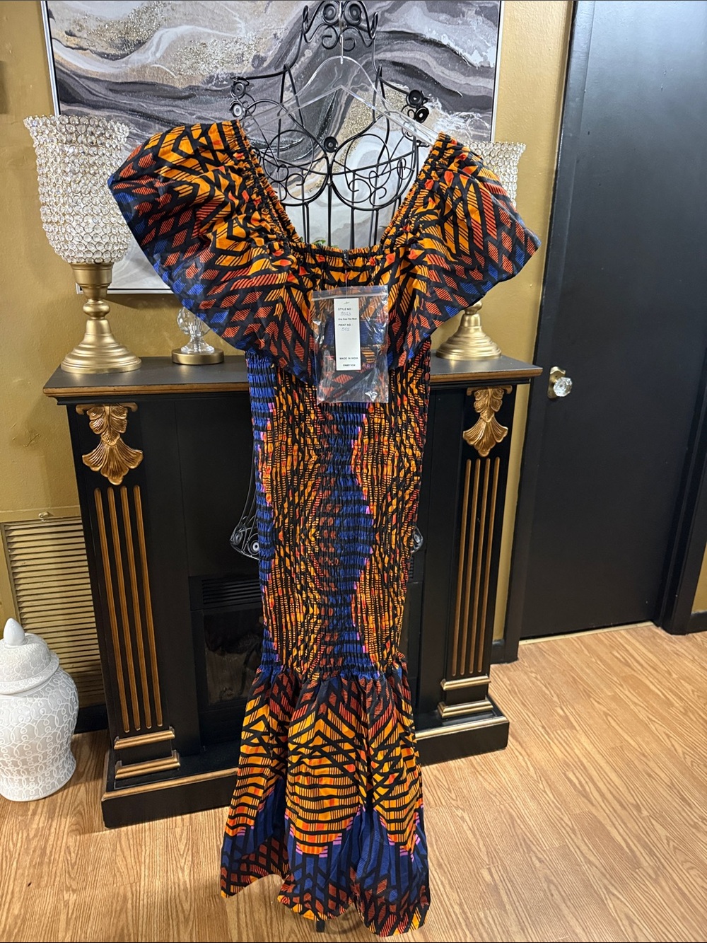 African Fishtail Dress